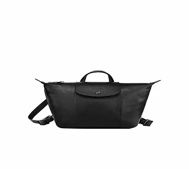 Longchamp leather le pliage cuir hotsell